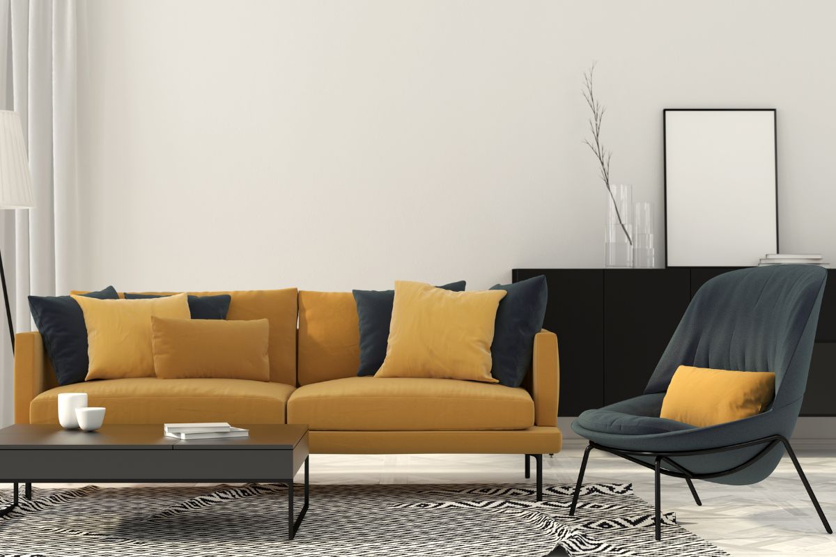 idee per il soggiorno abbinamenti di colore