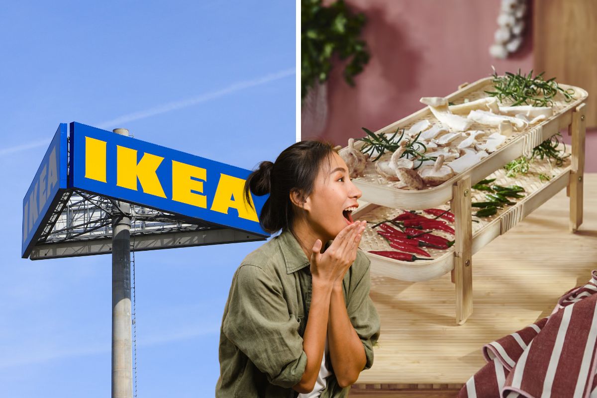ikea telaio essicca alimenti 2 piani kössebär