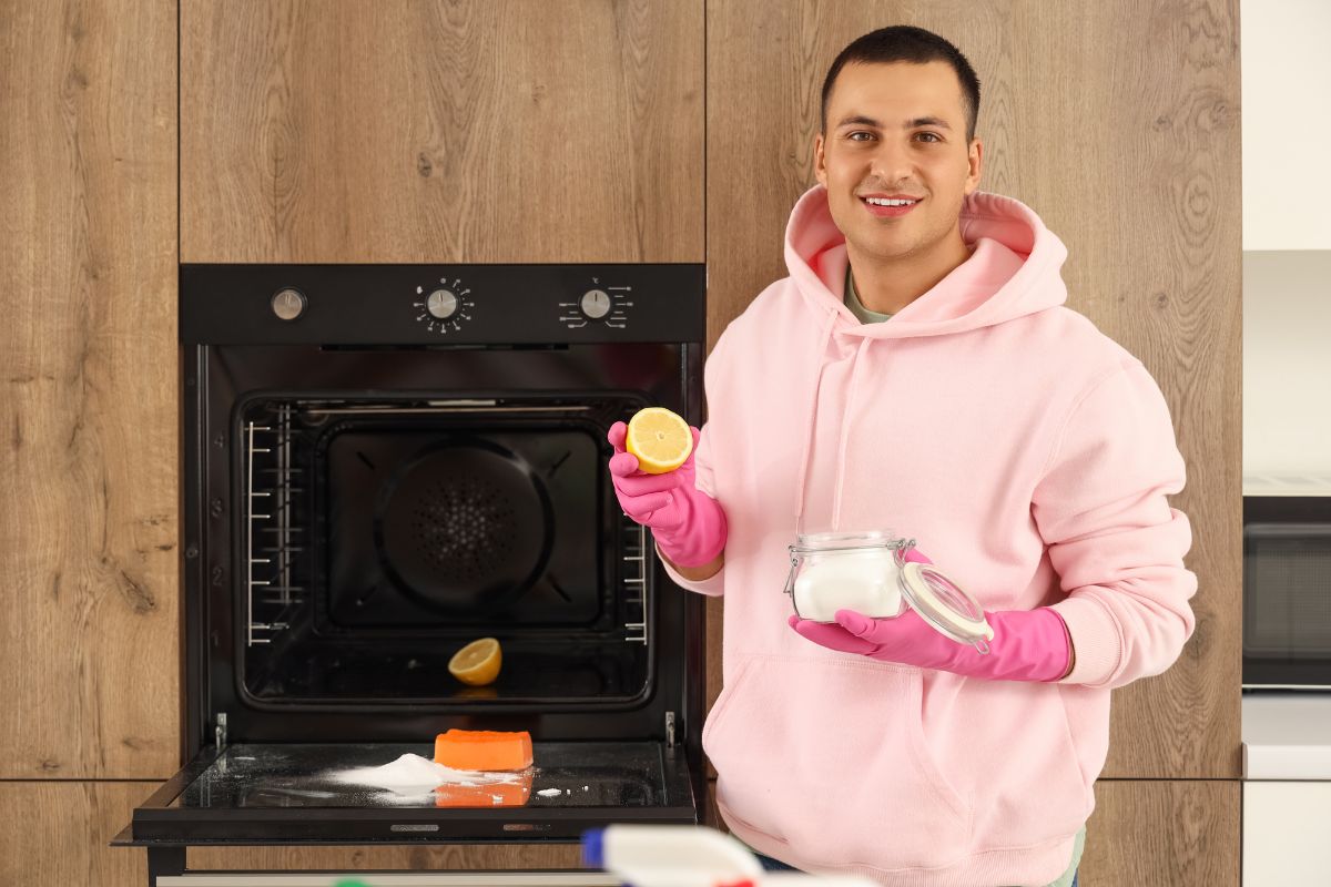 pulizia forno con bicarbonato